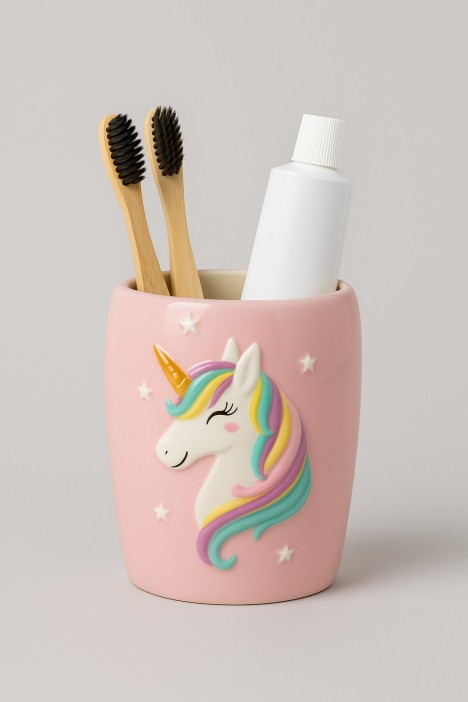 Стакан для зубных принадлежностей / канцелярских принадлежностей «Unicorn» 