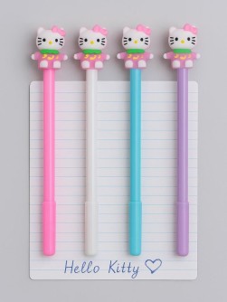 Ручка шариковая "Кошечка", mix