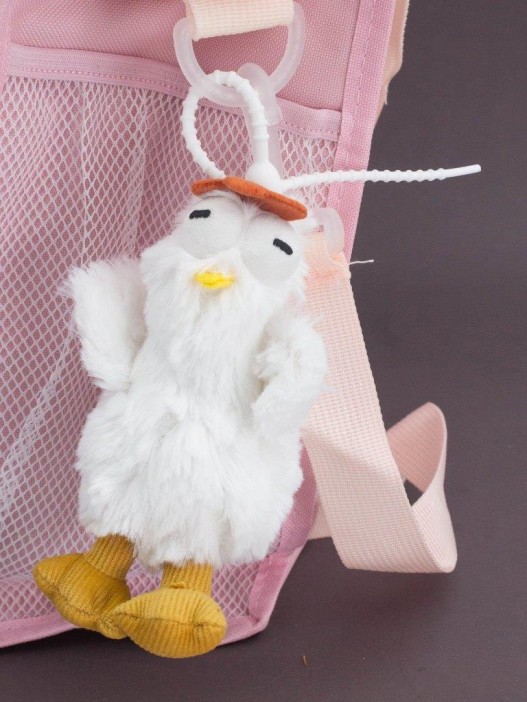 Плюшевый брелок &quot;Laying hens&quot;, white 