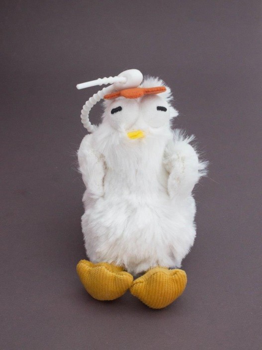 Плюшевый брелок &quot;Laying hens&quot;, white 