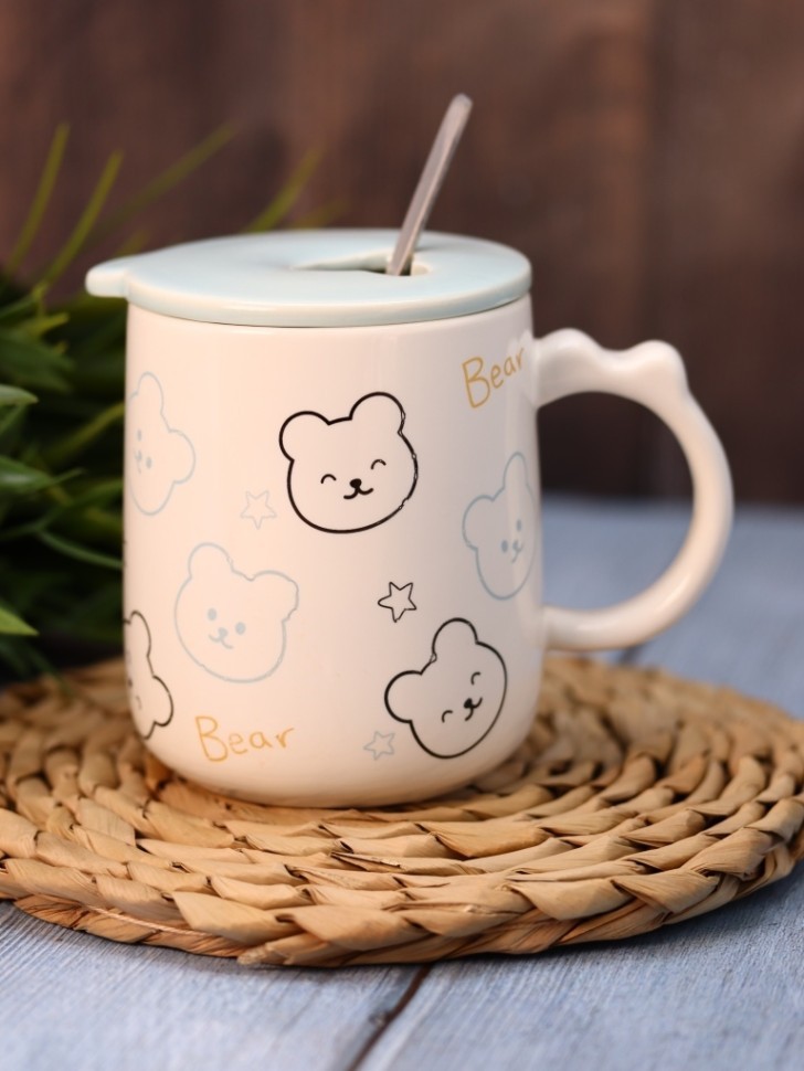 Кружка "Many bear big", white (400 мл)
