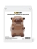 Копилка керамическая iLikeGift "Объятия капибары", коричневая (12,9*15,5*16,2см)