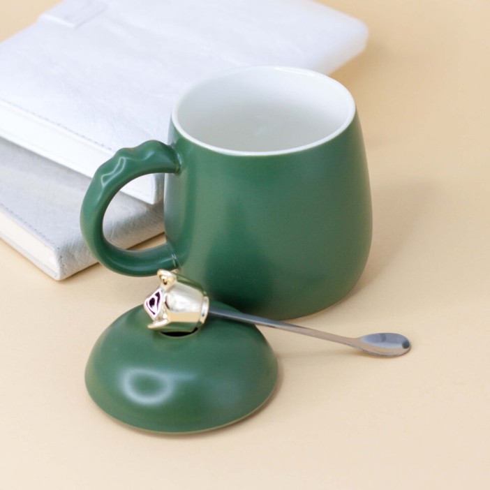 Кружка "Dinosaur with crown", green (500ml) 