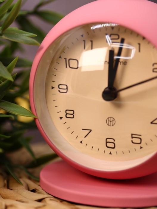 Часы-будильник «Clock UFO», pink (12х10,1 см) 