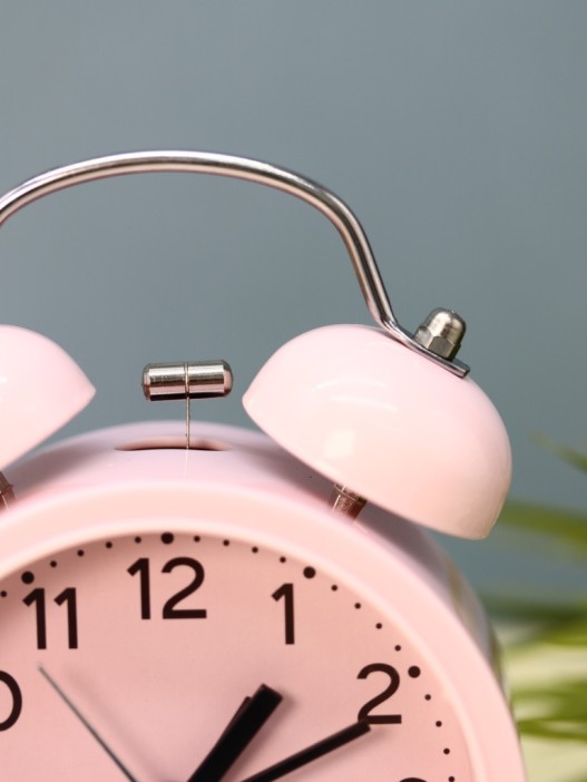 Часы-будильник "Shiba-inu", pink 