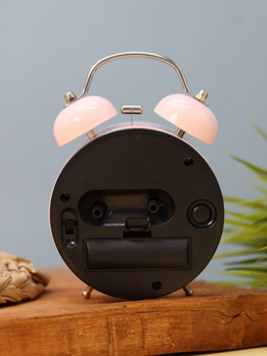 Часы-будильник "Shiba-inu", pink 