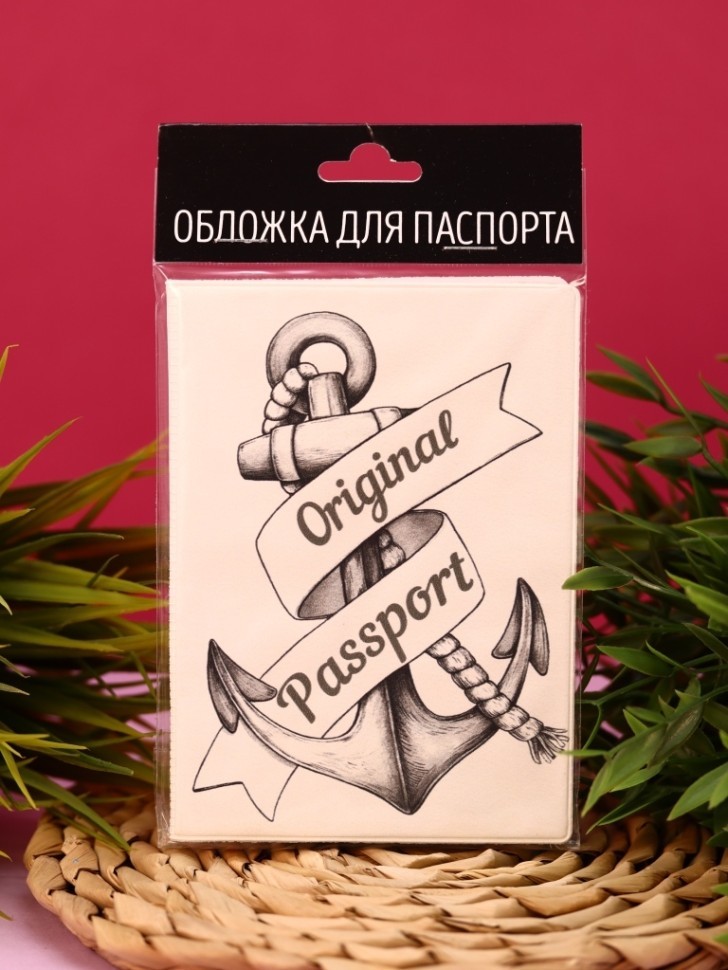 Обложка для паспорта "Якорь"