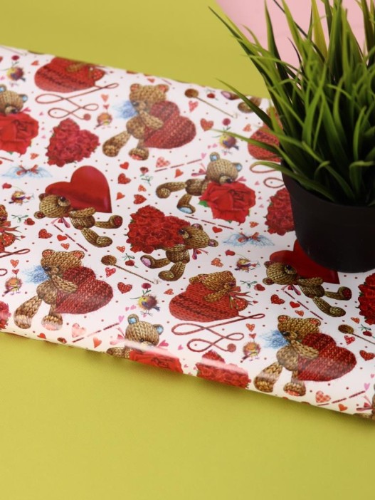 Упаковочная бумага «Heart&#039;s Desire Wrap» 1 рулон, 50*70 см 