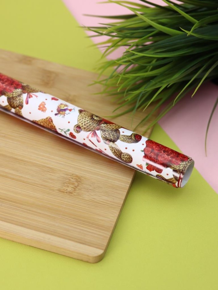 Упаковочная бумага «Heart's Desire Wrap» 1 рулон, 50*70 см