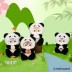 Мягкая игрушка "Котят в костюме панды", микс, 20 см