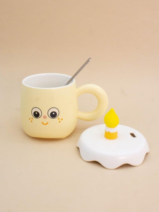 Кружка «Сake emotions», yellow (400 ml) 