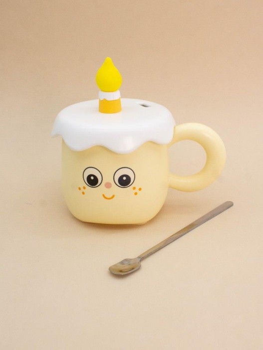 Кружка «Сake emotions», yellow (400 ml) 