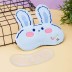 Маска для сна гелевая "Face rabbit", blue 
