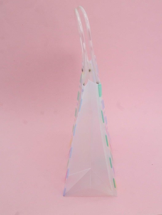 Пакет подарочный прозрачный «Transparent hose», bows (22*21,5*10) 