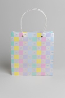 Пакет подарочный прозрачный «Transparent hose», bows (22*21,5*10)