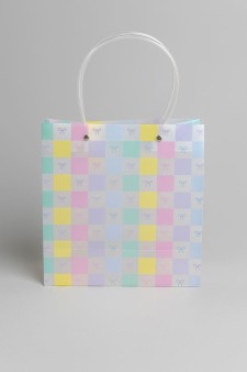 Пакет подарочный прозрачный «Transparent hose», bows (22*21,5*10)