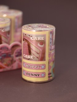 Набор наклеек "Little cute things", pink (7,2см*2м)