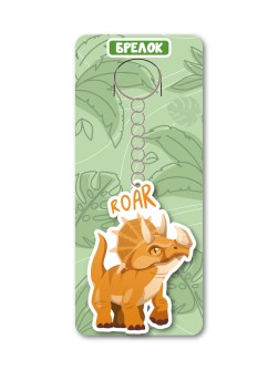 Брелок ЭКО из дерева iLikeGift «Рёв»