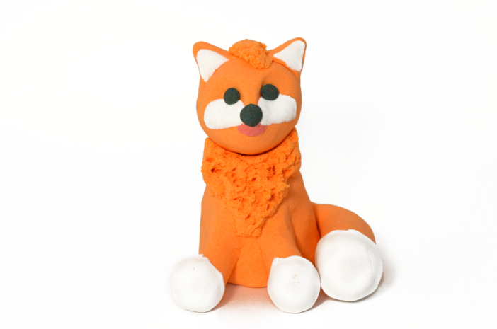 Кинетический пластилин &quot;Zephyr&quot;-оранжевый 300г 