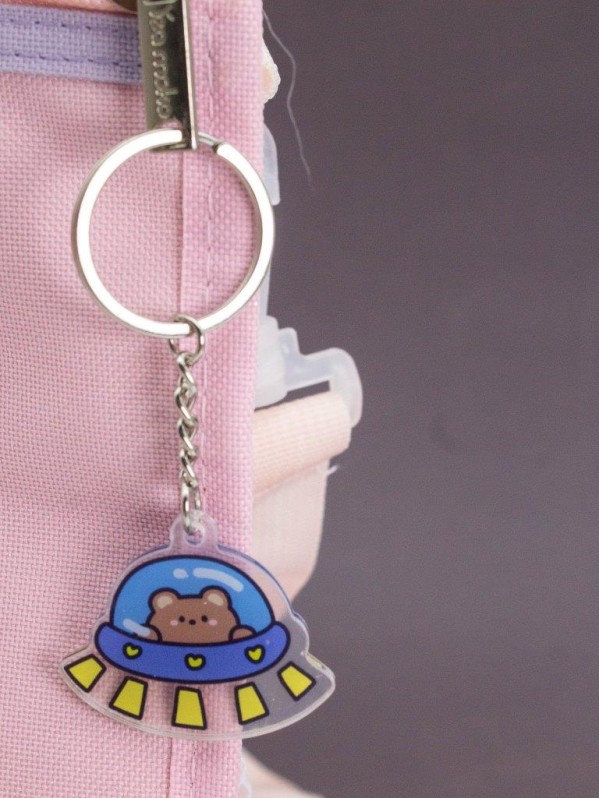 Брелок акриловый iLikeGift "Мишка-космонавт"