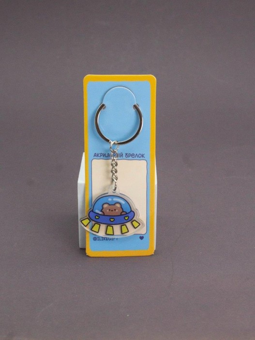Брелок акриловый iLikeGift &quot;Teddy bear astronaut&quot; 