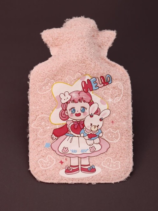 Грелка &quot;Bunny girl&quot;, pink, 300 мл (19*11 см) 