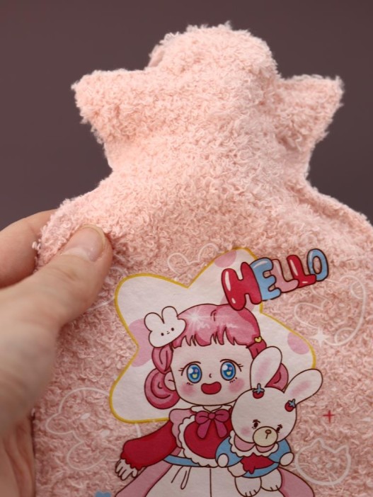 Грелка "Bunny girl", pink, 300 мл (19*11 см) 