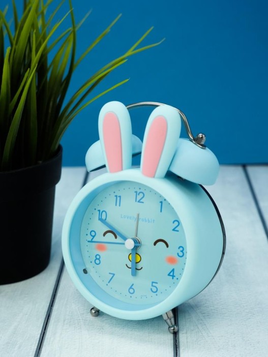 Часы-будильник «Cute rabbit», blue 