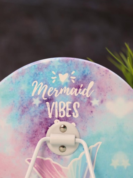 Зеркало настольное &quot;Mermaid vibes&quot;, голубое (15,5*16 см) 