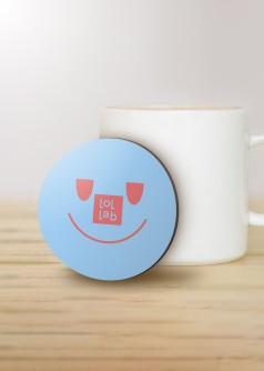 Подставка под горячее LOL LAB «Голубой смайл», 9 см