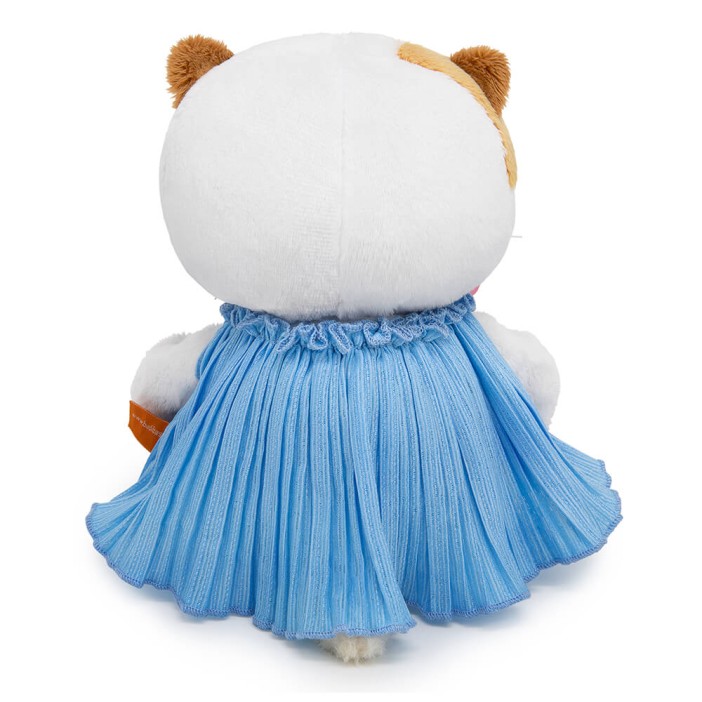 Мягкая игрушка &quot;Кошечка Ли-Ли BABY в платье из жатой ткани с бантом&quot; (20 см) 