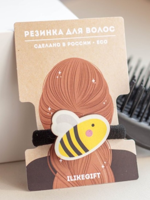 Резинка для волос ECO из дерева BZZ… 