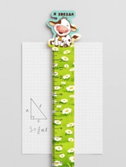 Линейка ECO из дерева iLikeGift «Я звезда»