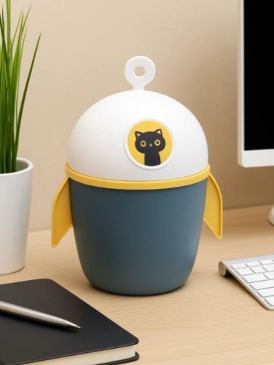 Мусорное ведро настольное "Rocket", blue