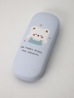 Чехол для очков &quot;Life is a happy story&quot;, blue