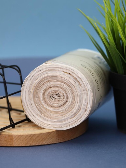 Декоративные пакеты на завязках &quot;Capybara&quot;, 90 шт/рулон (45*40 см) 