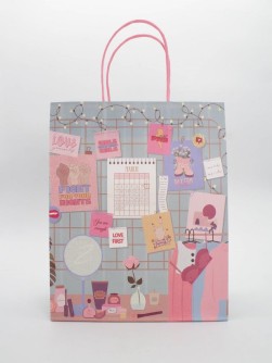 Пакет подарочный «Mood board», green (26*32*12)