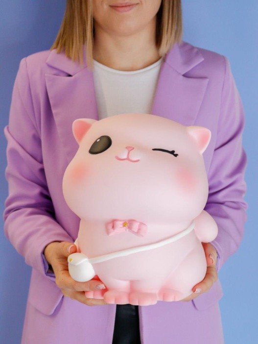 Копилка «Big cat» (30 см), пластик 