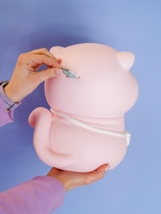 Копилка «Big cat» (30 см), пластик 