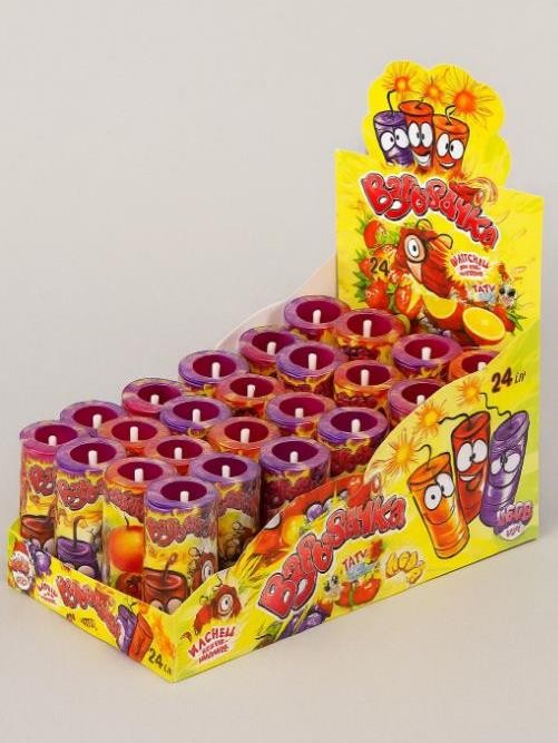 Карамель леденцовая с взрывной карамелью "Взрывачка", 24шт. 