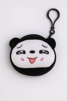 Кошелёк плюшевый "Panda is cute", white (12*11 см)