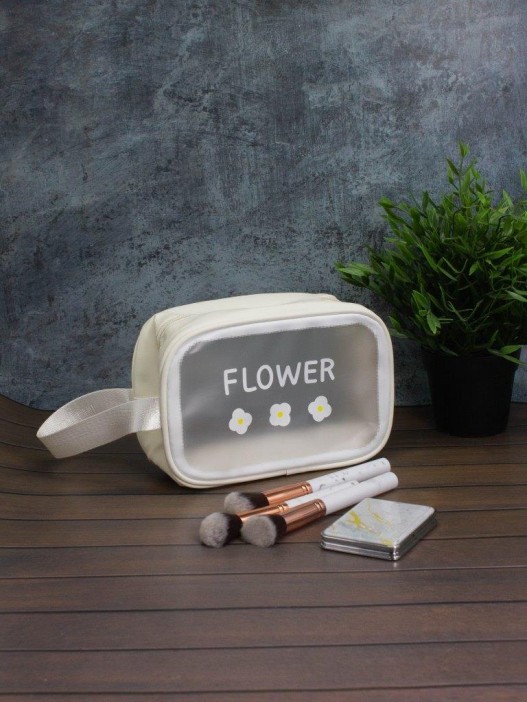 Косметичка &quot;Daisy&quot;, white (14х20х9,5 см) 