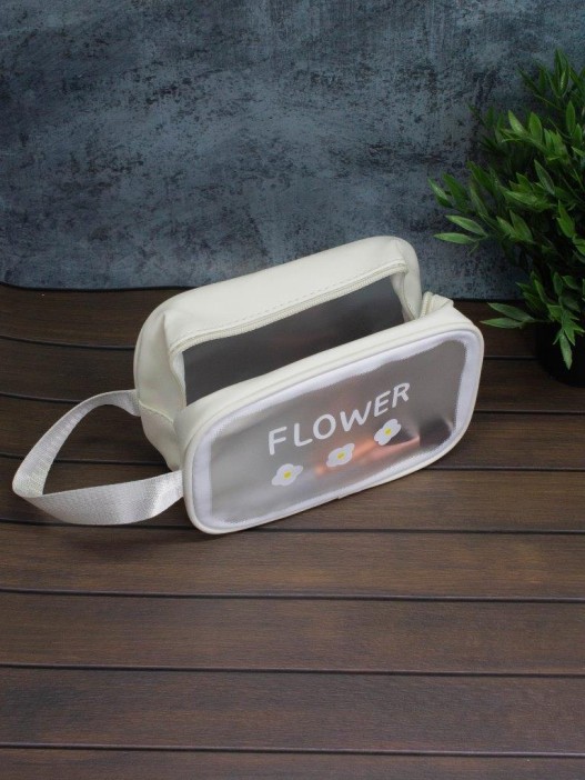 Косметичка &quot;Daisy&quot;, white (14х20х9,5 см) 