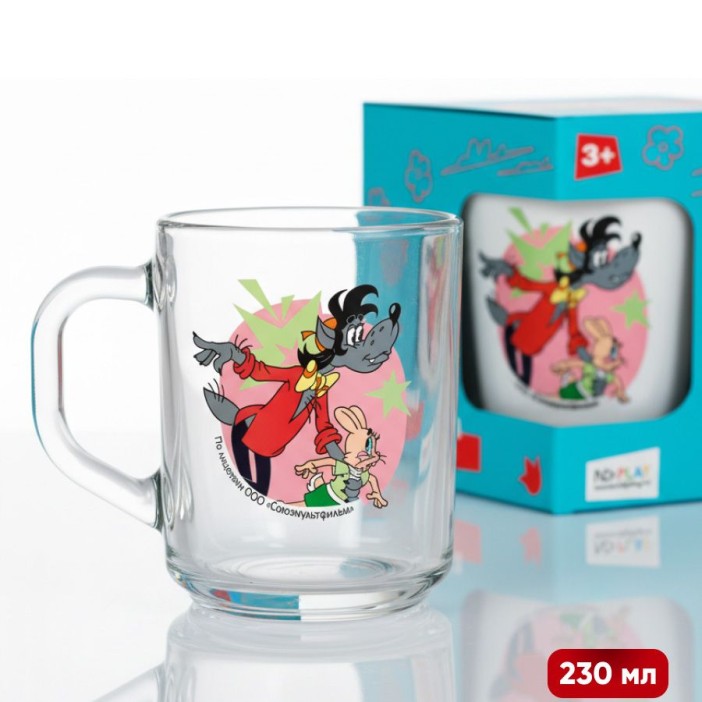 Кружка "Золотая коллекция", в подарочной упаковке, стекло (230 мл) 