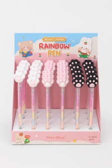 Текстовыделитель "Розовая кошачья лапка", mix, шоу-бокс 36 шт.