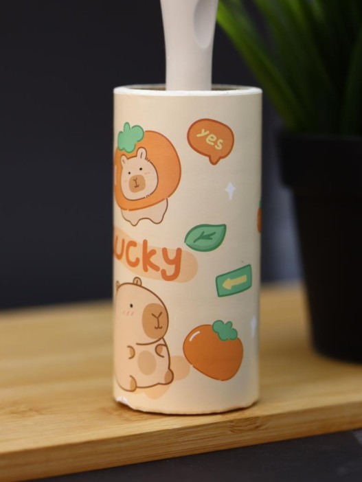 Ролик для чистки одежды &quot;Lucky Capybara&quot;, 10 см*60 листов 