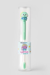 Зубная щётка для взрослых iLikeGift &quot;Cuteosaur&quot;, green (21 см)