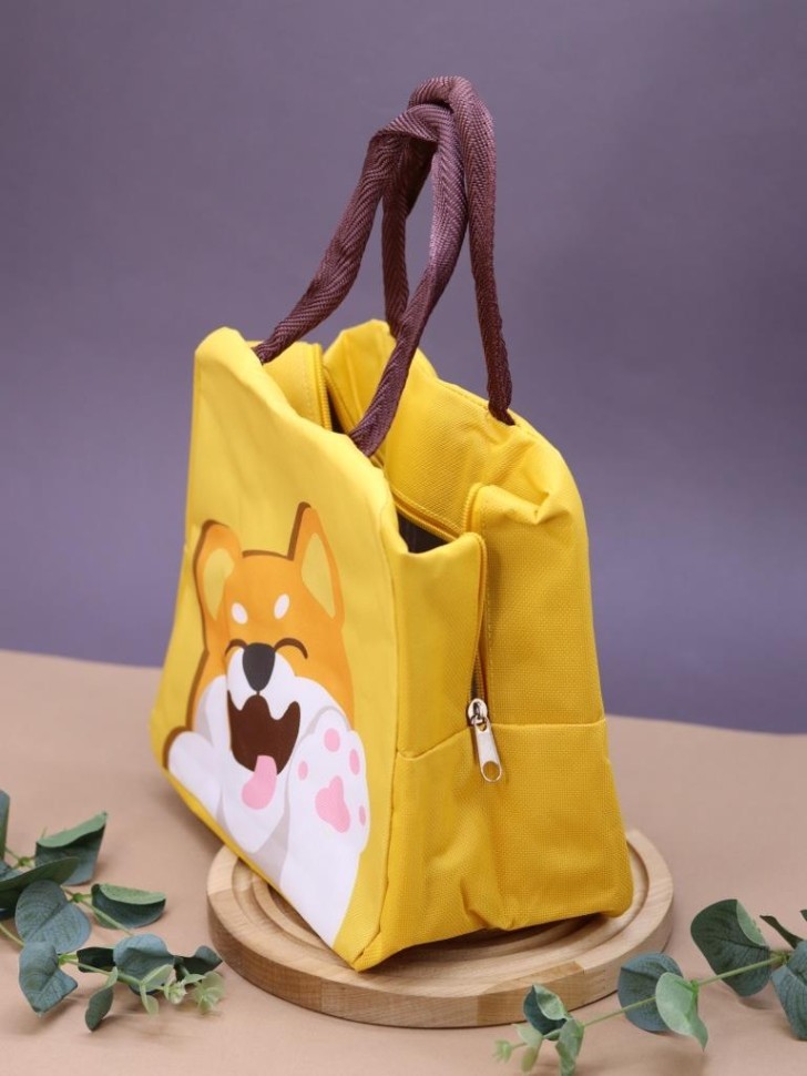 Термосумка "Dog", yellow (23*22*14 см)