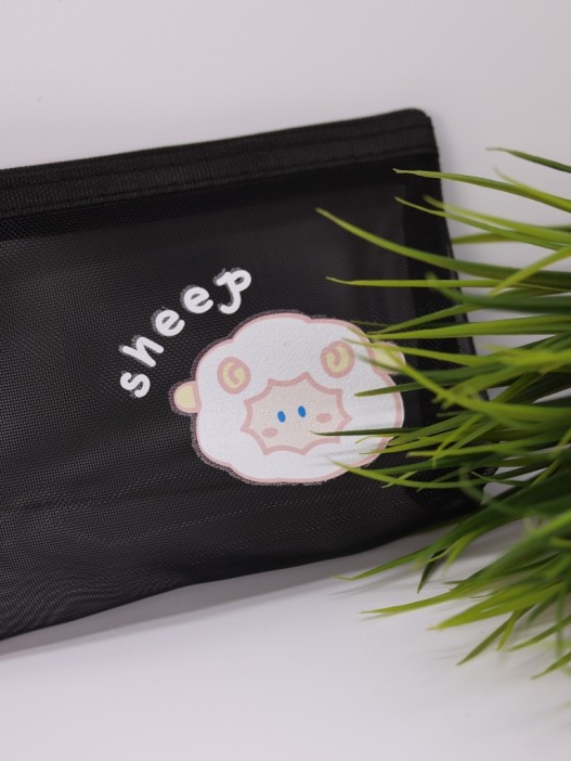 Пенал &quot;Sheep&quot;, black (21*11 см) 