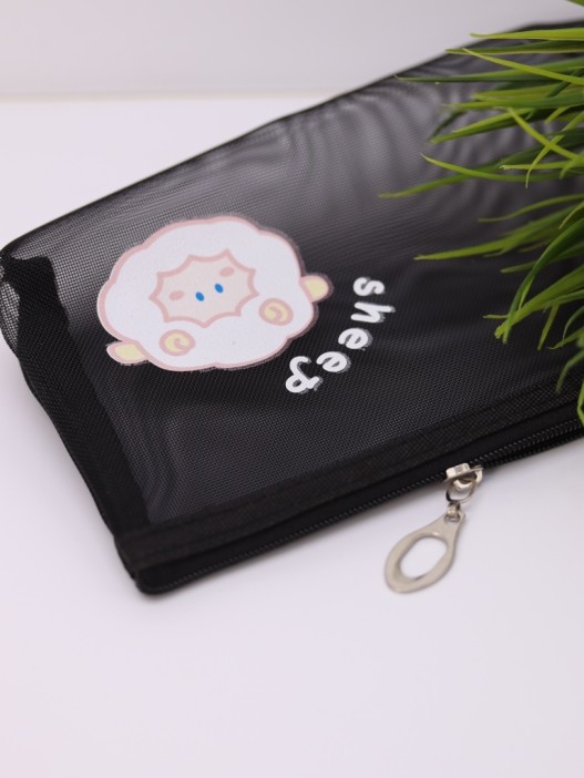 Пенал &quot;Sheep&quot;, black (21*11 см) 